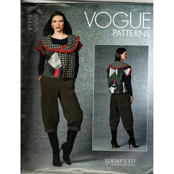 Vogue V1715 Misses All Sizes Sandra Betzina Vest and Knickers Uncut Pattern - Picture 1 of 2
